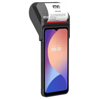iMin Swift 1 Pro Terminal POS móvel Android 13 de 6,5 polegadas com 4GB/32GB, NFC, 4G LTE, IP54 MS115A002
