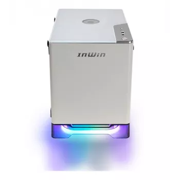 Caixa IN WIN A1 Plus Mini-ITX Tower com fonte de alimentação 650W, branca