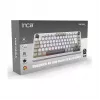 Teclado gaming INCA RGB GraySwitch USB-C/BT 2,00 m branco (IKG-455)