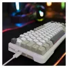 Teclado gaming INCA RGB GraySwitch USB-C/BT 2,00 m branco (IKG-455)
