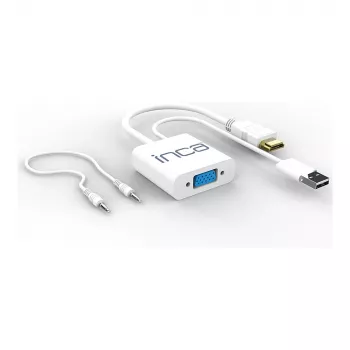 INCA conversor VGA para HDMI + USB + áudio IVTH-01