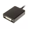 InLine cabo adaptador DisplayPort, DisplayPort macho para DVI-D 24+5 fêmea, preto, 0,2m