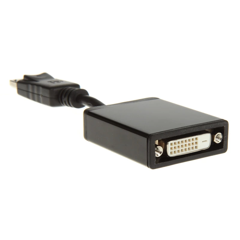 InLine cabo adaptador DisplayPort, DisplayPort macho para DVI-D 24+5 fêmea, preto, 0,2m