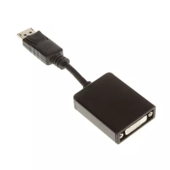 InLine Cabo adaptador DisplayPort, DisplayPort macho para DVI-D 24+5 fêmea, preto, 0,2m