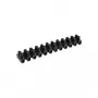 Barra de terminais InLine 6mm² 12 polos preto 10 unid.