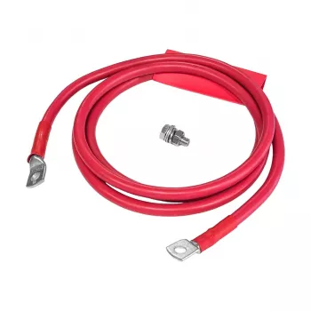 INNE Cabo de extensão de ligação de bateria PA35/8/2R vermelho 35mm² 0,5m terminais de anel M8