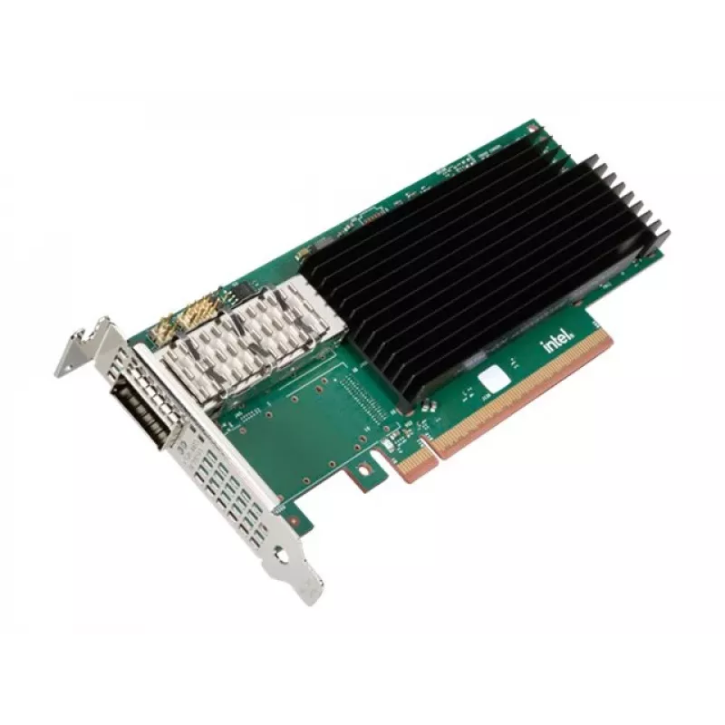 Intel Ethernet Network Adapter E835-CCQDA1 - Adaptador de rede - PCIe 4.0 x16 / PCIe 5.0 x8 - 200 Gigabit QSFP28 x 1 - Multipack - 5 unidades