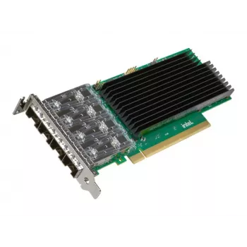 Intel Ethernet Network Adapter E835-XXVDA4 - Adaptador de rede - PCIe 4.0 x16 - 10/25 Gigabit SFP28 x 4 (pack de 5)