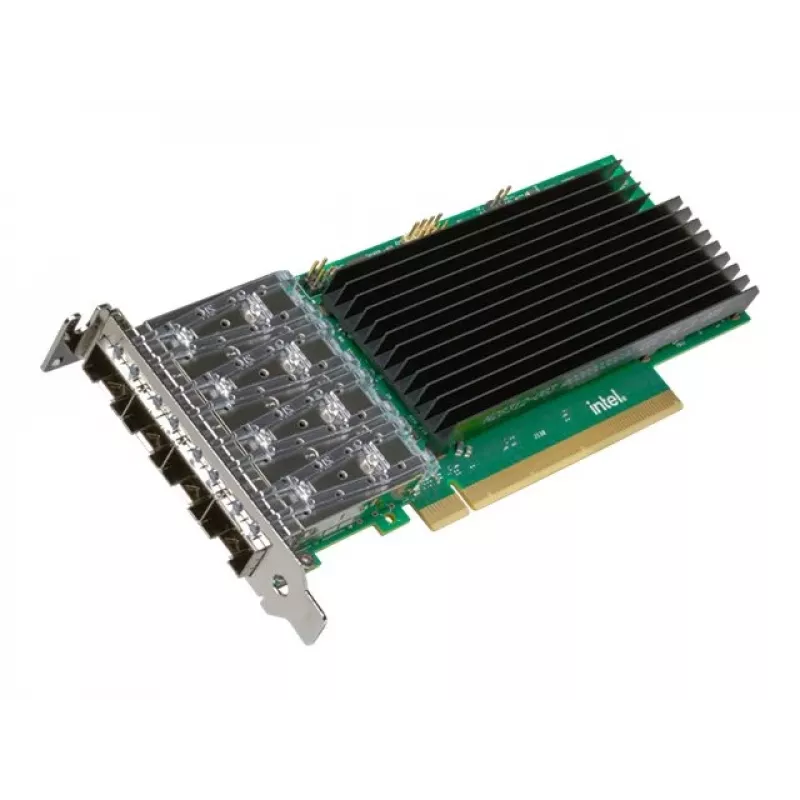 Intel Adaptador de rede Ethernet E835-XXVDA4 - Adaptador de rede - PCIe 4.0 x16 - 10/25 Gigabit SFP28 x 4 (pack de 5)