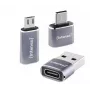 Intenso adaptador multiportas USB-C 3-em-1, USB-C para USB-A, USB-C, Micro USB, 480 Mbit/s, 60W PD, preto