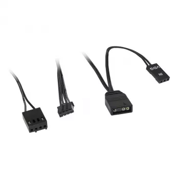 Refrigeração líquida all-in-one para CPU Inter-Tech ALSEYE X240, radiador de 240 mm, 2 ventoinhas PWM de 120 mm, ARGB, Intel e AMD