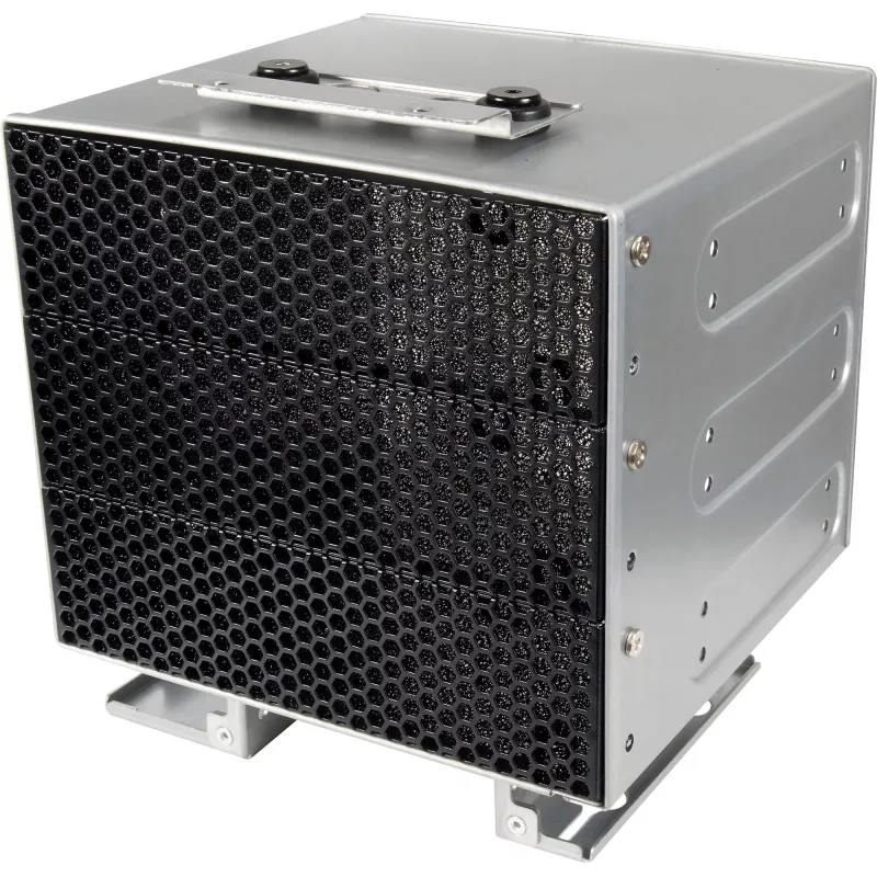 Inter-Tech IPC Suporte de montagem ER-47045-2 - de 3,5 polegadas para duplo SSD/HDD de 2,5 polegadas, Preto