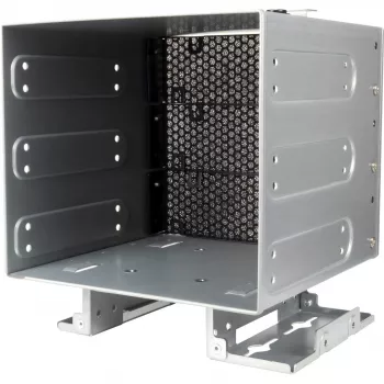 Inter-Tech Suporte de montagem IPC ER-47045-2 - 3,5 polegadas para duplo SSD/HDD de 2,5 polegadas, Preto
