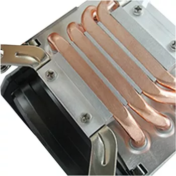Dissipador de CPU Inter-Tech K-17 Active Low Profile, 92 mm PWM, Intel LGA 1150/1151/1155/1156/1200, 45 mm de altura