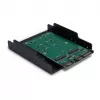 Inter-Tech KT005B adaptador de montagem em slot PCI para 2xSATA para 2xM.2 SATA SSD