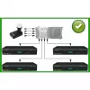 LNB Quattro INVERTO QUATTRO BLACK ULTRA – 4 saídas, figura de ruído 0,2 dB, conectores F-Type