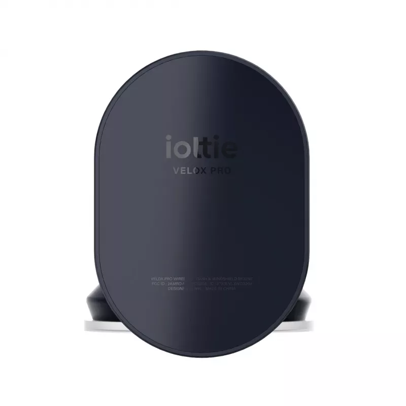 Suporte de carregamento sem fios magnético para automóvel iOttie Velox Pro Active para iPhone MagSafe, preto com detalhes dourados