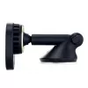 Suporte de carregamento sem fios magnético para automóvel iOttie Velox Pro Active para iPhone MagSafe, preto com detalhes dourados