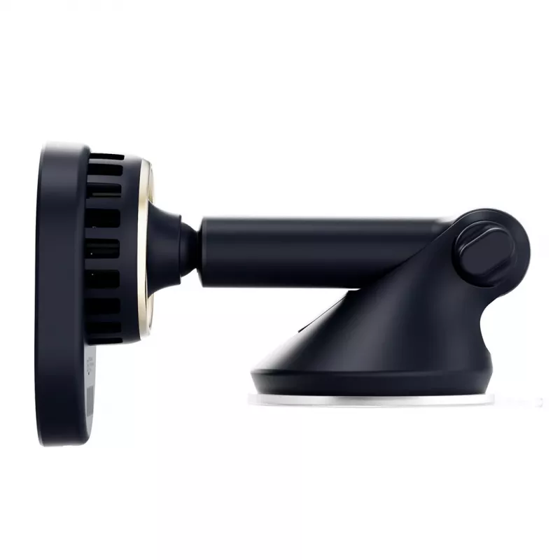 Suporte de carregamento sem fios magnético para automóvel iOttie Velox Pro Active para iPhone MagSafe, preto com detalhes dourados