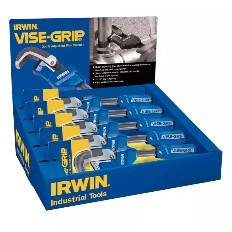 Chave inglesa ajustável IRWIN 10503642 250mm aço cromo-vanádio com fosfatização, abertura de 34mm, DIN 3117