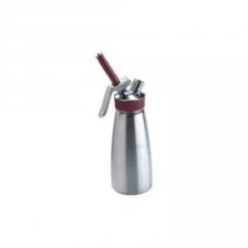 iSi Gourmet Whip Plus 0,5 L sifão de natas em aço inoxidável com 3 bicos (1703)