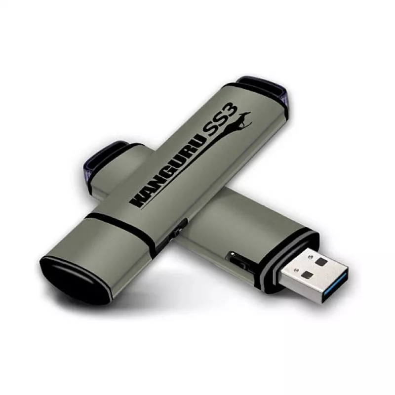 Pen USB com encriptação de hardware ISTORAGE STICK Kanguru SS3 32GB USB 3.2 Gen 1
