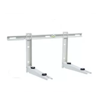Ivensis IWL550 suporte de prateleira de parede rebatível com calha de montagem, 550 mm, branco, aço com pintura em pó