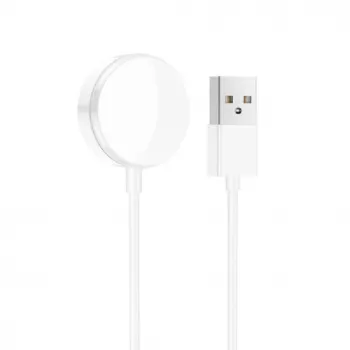 iWear CH3 cabo de alimentação universal USB 1m carregador sem fios 3,5W para Smart Watch base branca