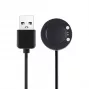 Cabo de alimentação universal iWear CH5 USB 1m para smartwatch, base de carregamento magnética redonda 2 pinos
