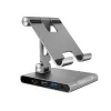 Suporte Multi-Ângulo J5CREATE JTS224-N com Docking Station USB-C para iPad Pro (Space Grey)