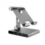 Suporte Multi-Ângulo J5CREATE JTS224-N com Docking Station USB-C para iPad Pro (Space Grey)