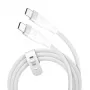 J5CREATE Cabo de carregamento rápido USB-C 60W Ultra Soft de dupla trança - Space Grey, 1,2m