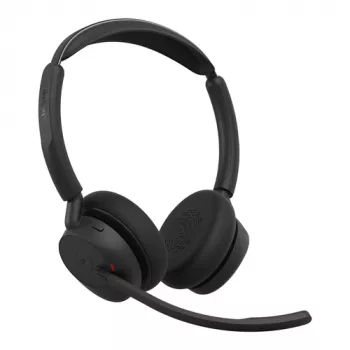 Jabra Evolve3 45 Headset estéreo com base Microsoft Link 390a