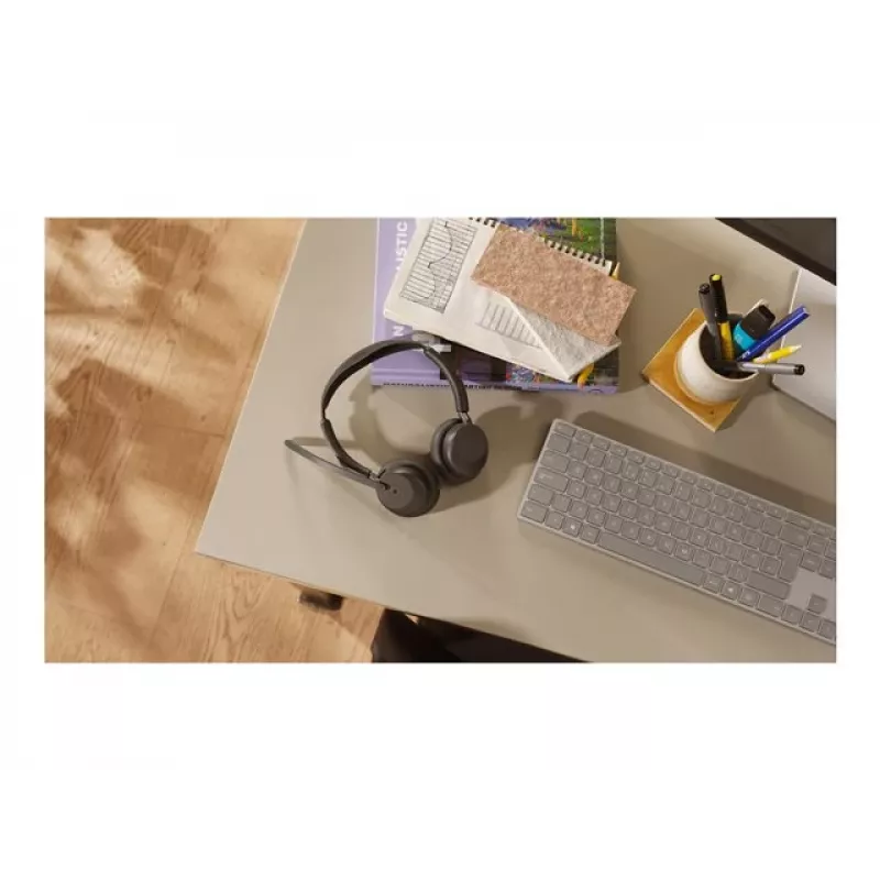 Jabra Evolve3 45 Headset estéreo com adaptador USB-A Link 390a