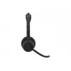 Jabra Evolve3 45 MS Stereo auscultadores com microfone, Link 390c, base de carregamento, preto