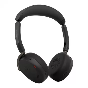 Jabra Evolve3 65 Flex Link 390c MS auscultador com base de carregamento sem fios