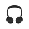 Jabra Evolve3 65 Flex MS headset on-ear Bluetooth sem fios com adaptador Link 390c, preto