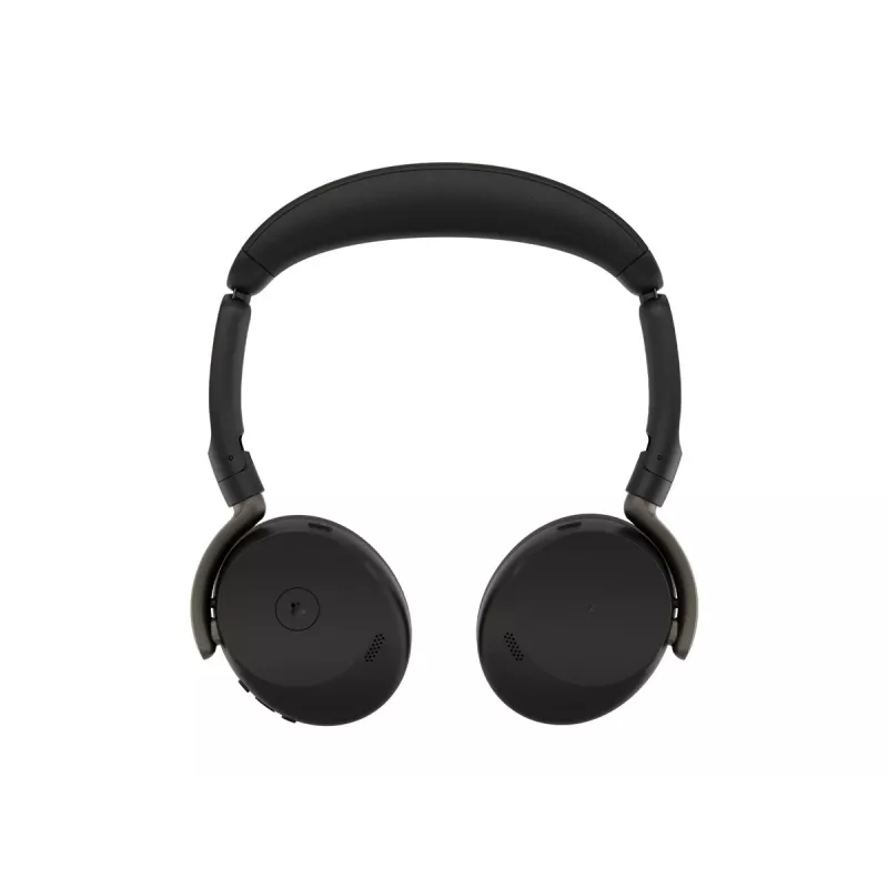 Jabra Evolve3 65 Flex MS headset on-ear Bluetooth sem fios com adaptador Link 390c, preto
