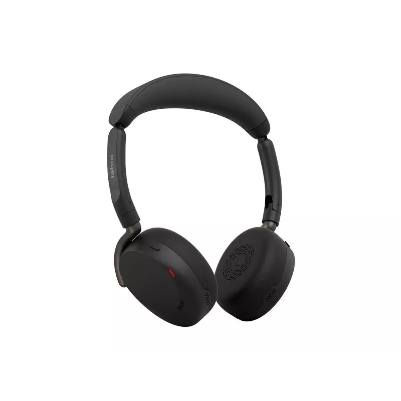 Jabra Evolve3 65 Flex UC auscultadores com microfone, Link 390c, base de carregamento sem fios, preto