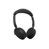 Jabra Evolve3 65 Flex Headset Bluetooth sem fios com adaptador USB-A Jabra Link 390a, certificado UC, cancelamento ativo de ruído, preto