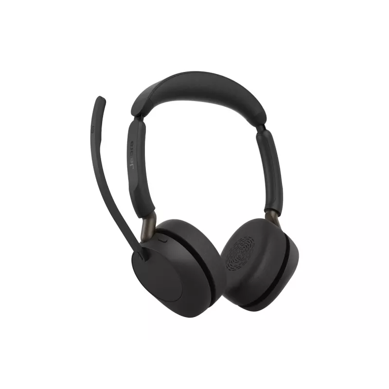 Jabra Evolve3 65 UC Stereo auscultadores com microfone, Link 390c, preto