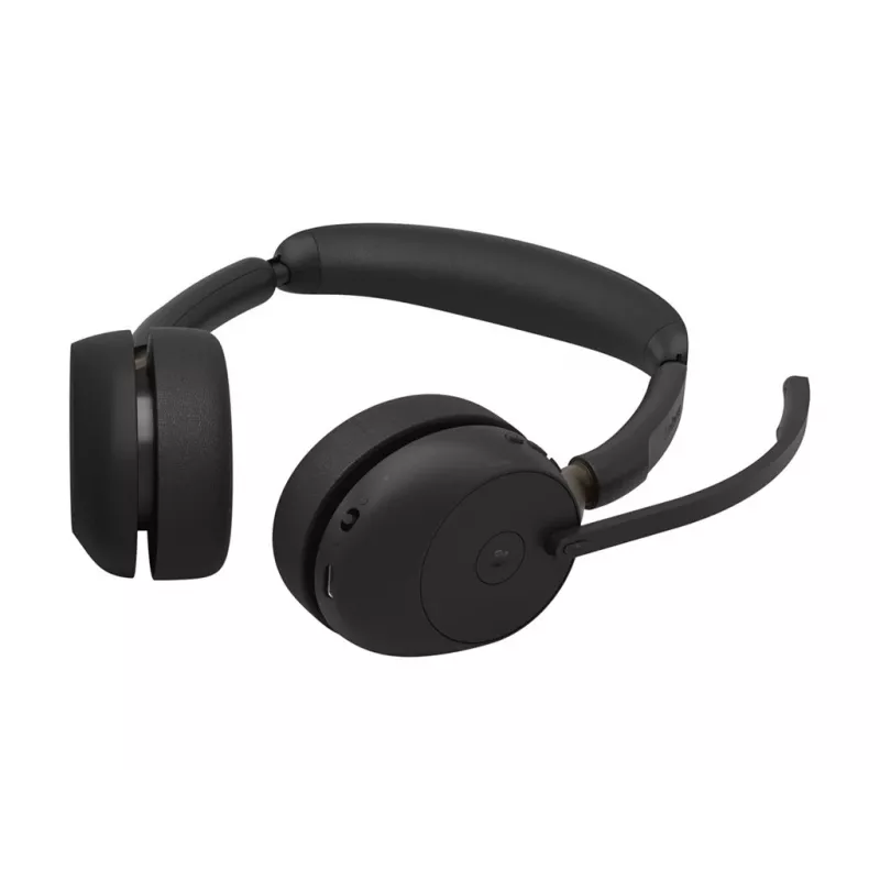 Jabra Evolve3 65 MS Stereo auscultadores sem fios com Link 390c, preto