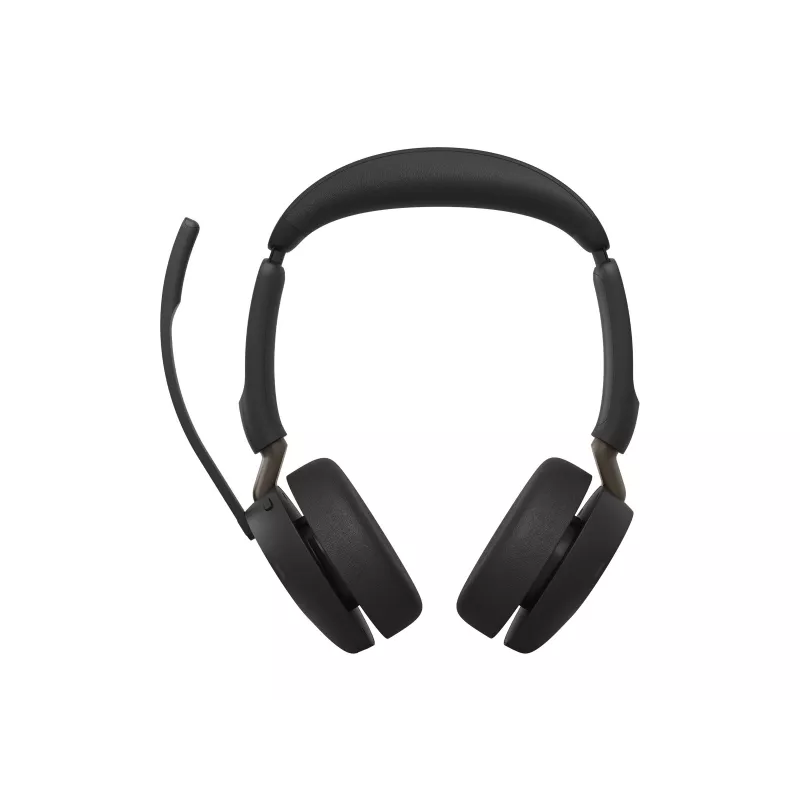 Jabra Evolve3 65 UC Stereo auscultadores com microfone, Link 390c, base de carregamento, preto