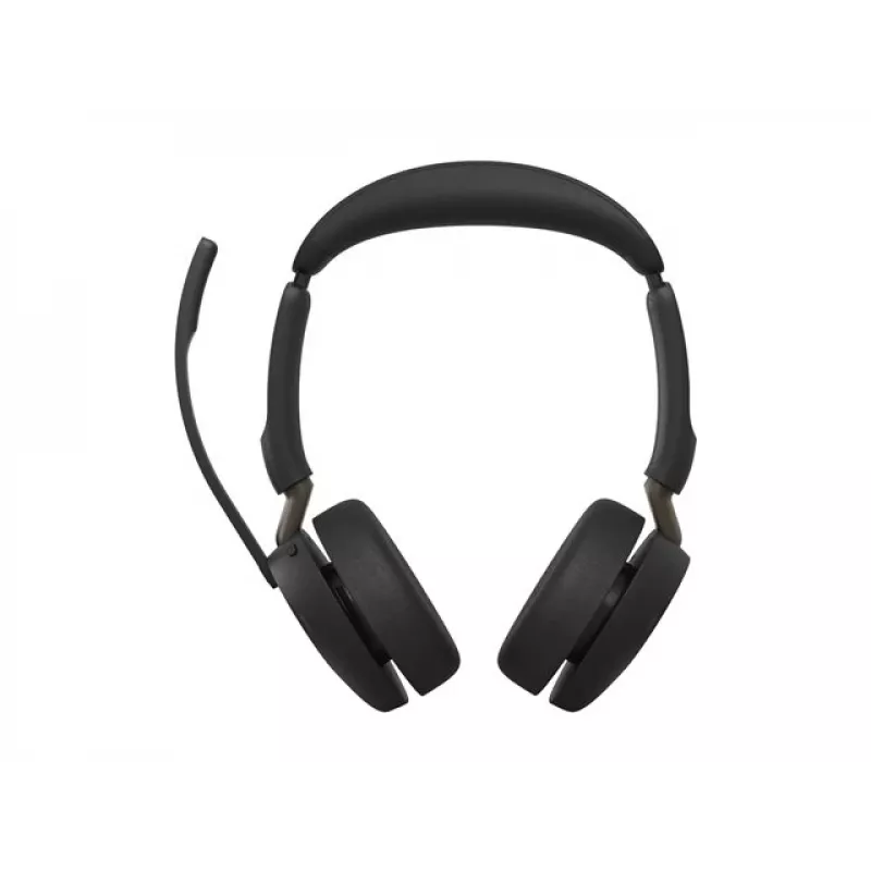Jabra Evolve3 65 UC Stereo auscultadores com microfone, Link 390c, base de carregamento, preto