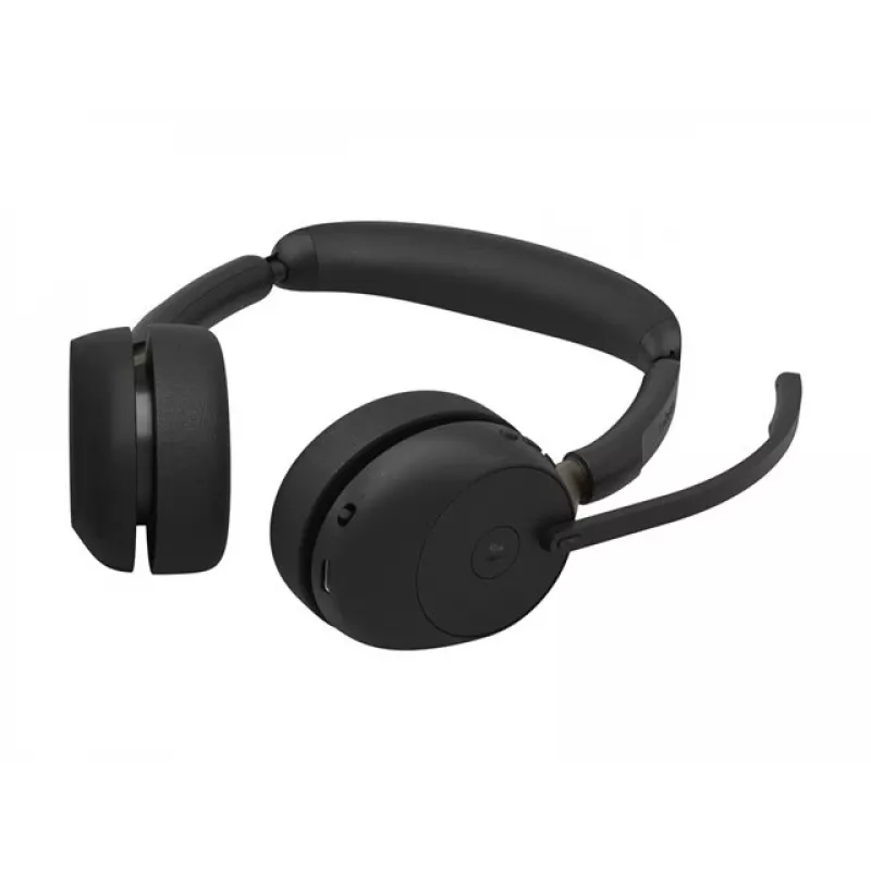 Jabra Evolve3 65 Headset estéreo sem fios com Link 390c e estação de carregamento – certificado Microsoft Teams