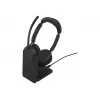 Jabra Evolve3 65 Headset estéreo sem fios com Link 390c e estação de carregamento – certificado Microsoft Teams