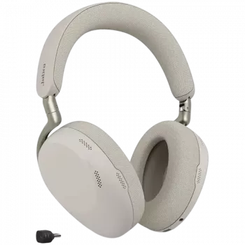 Jabra Evolve3 85 MS Link390c Warm Gray headset sem fios