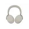 Headset sem fios over-ear Jabra Evolve3 85 UC com cancelamento ativo de ruído e adaptador Link 390C, Warm Grey