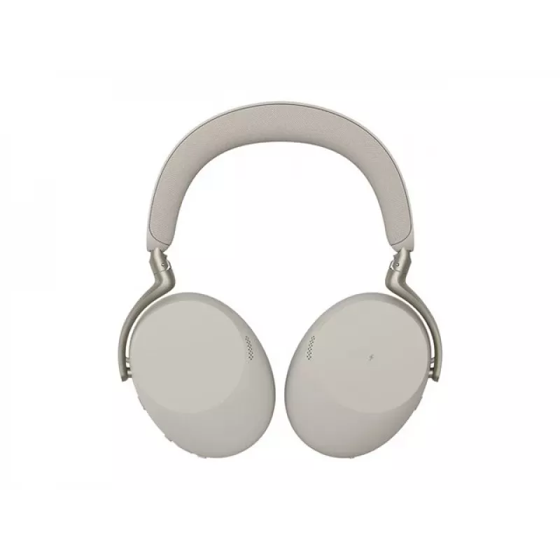 Headset sem fios over-ear Jabra Evolve3 85 UC com cancelamento ativo de ruído e adaptador Link 390C, Warm Grey