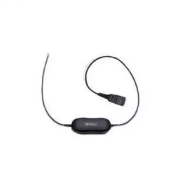 Cabo para auscultadores Jabra GN1200 Smart Cord de QD para RJ10, 0,8 m, reto, preto (88001-99)